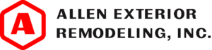 Logo for Allen Exterior Modeling Inc. in Hillsboro, Oregon.