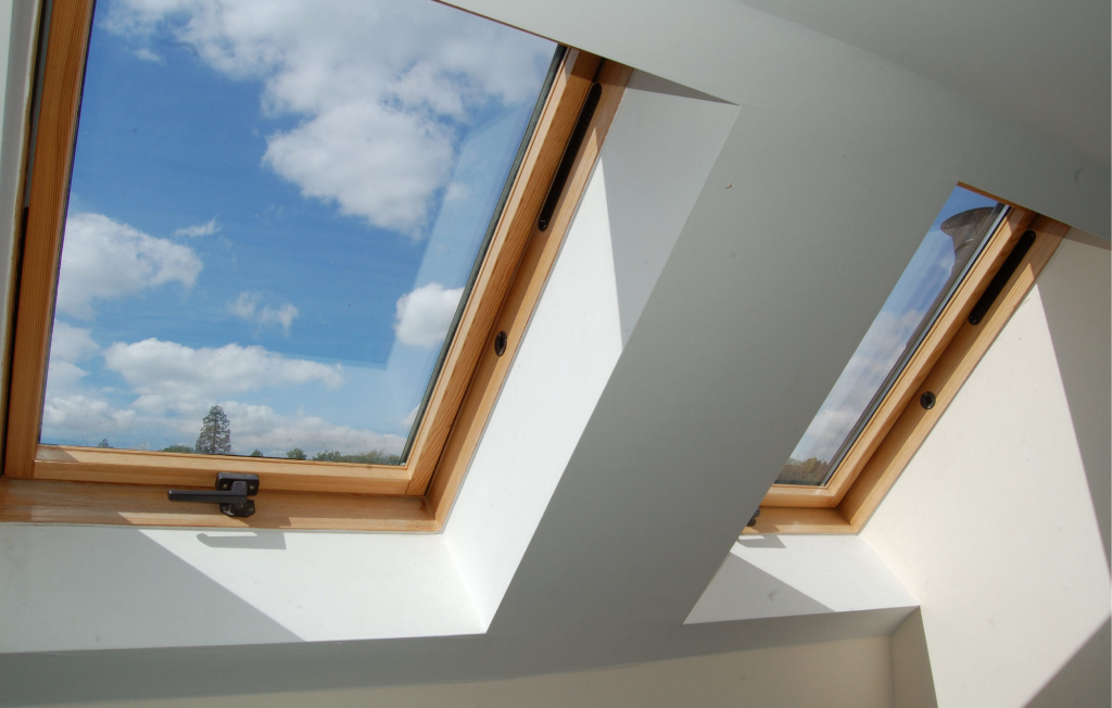 Skylights in a Hillsboro home.