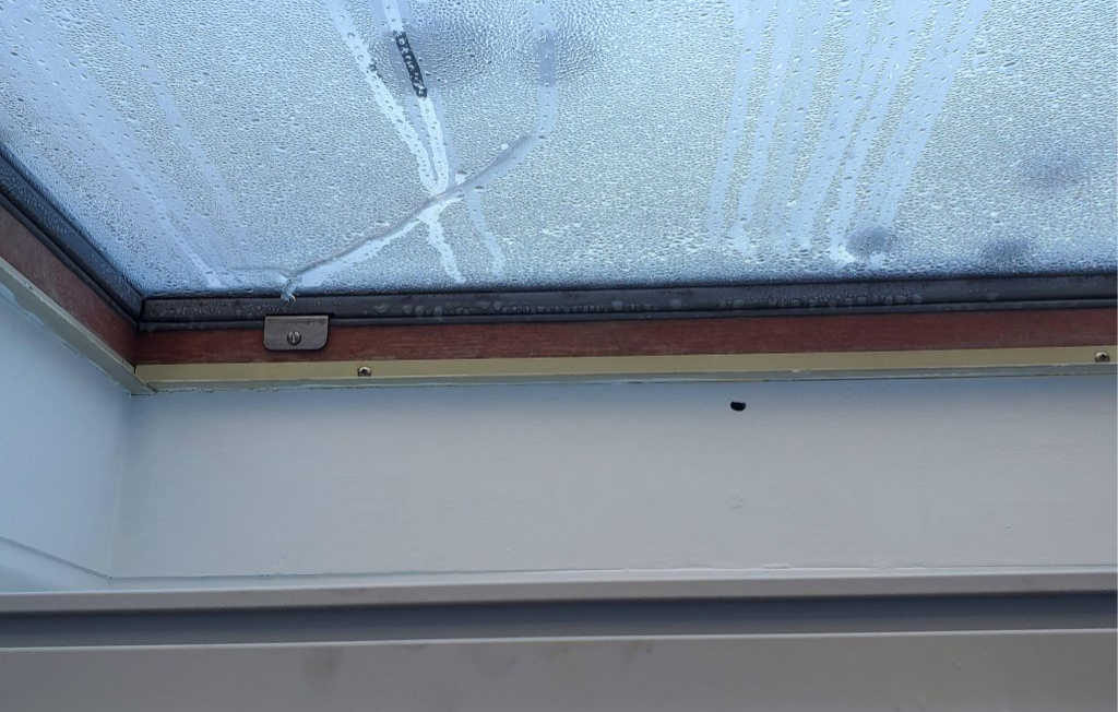 Condensation Build-up on a skylight